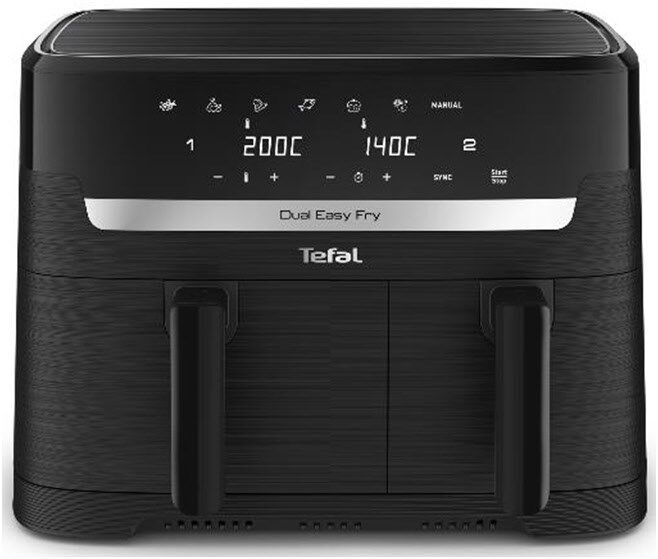 Tefal Ey N Dual Easy Fry Essential Schwarz Alles F R Zuhause