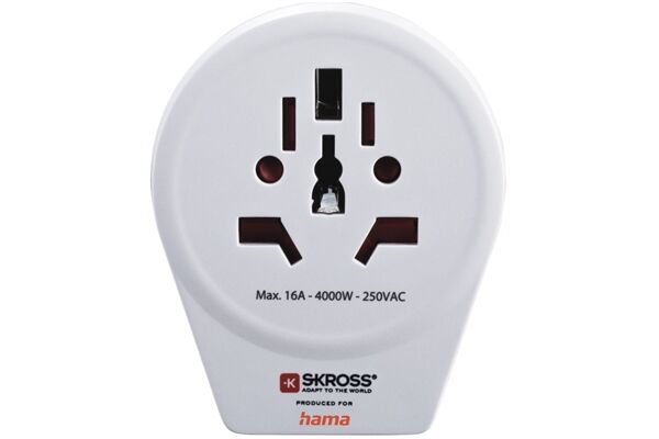 Hama Reiseadapter USB (Welt>Europa)