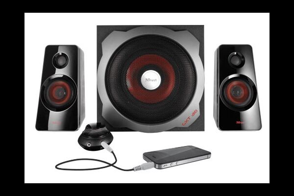 Trust GXT 38 2.1 Subwoofer Speaker Set Schwarz