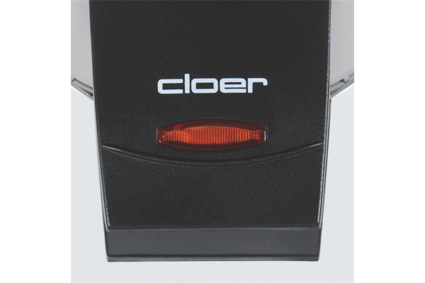 Cloer Waffelautomat 1629 Metall-Silber-Schwarz