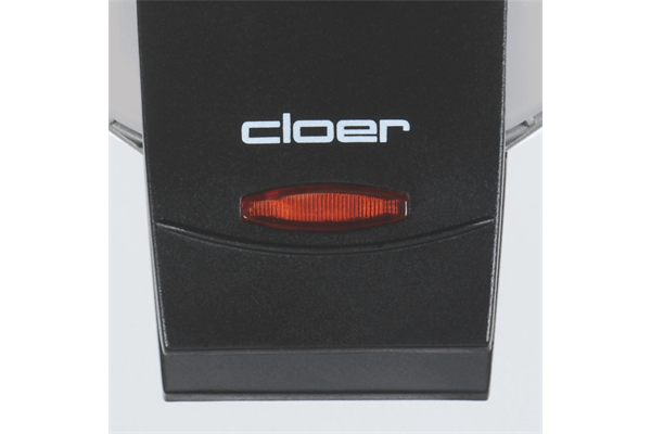 Cloer Waffelautomat 1629 Metall-Silber-Schwarz