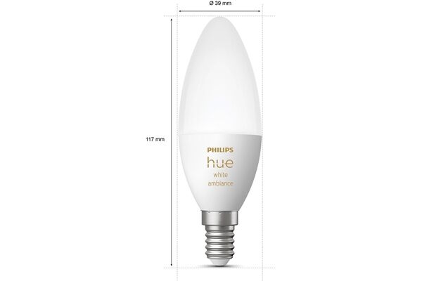 hue White Amb. E14 Kerze 470