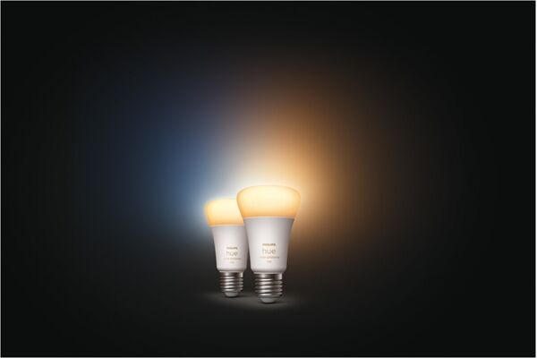 hue White Ambiance E27 8W 2er Pack
