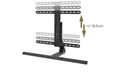 Hama TV-Standfuß 165 cm 65 Zoll