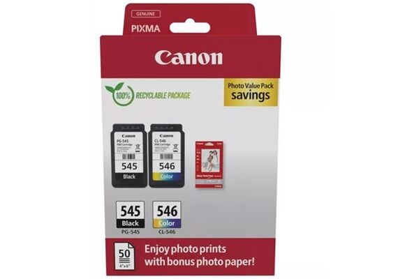 Canon PG-545 schwarz + CL-546 multicolor