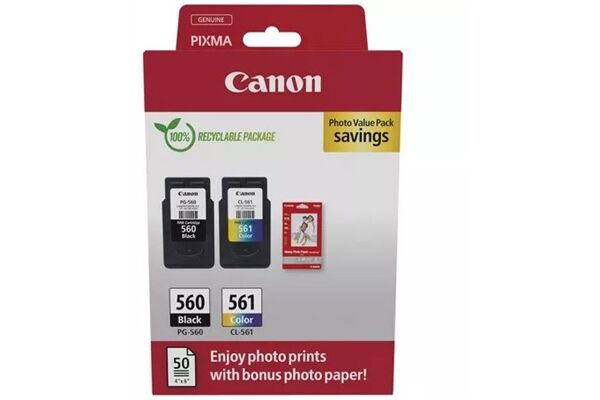 Canon PG-560 schwarz + CL-561 multicolor