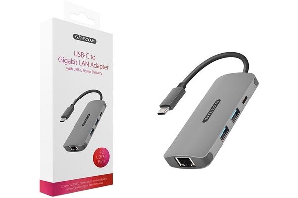 Sitecom USB-C > Gigabit LAN Adapter