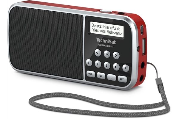 Technisat TechniRadio RDR rot mit Netzteil