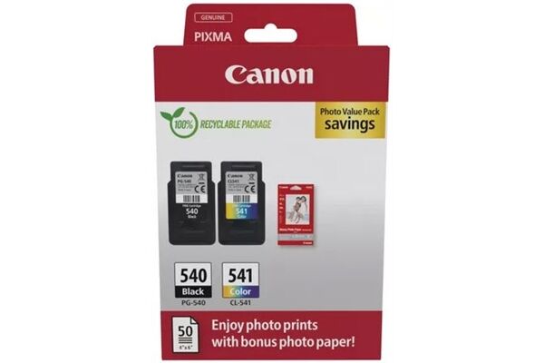 Canon PG-540 schwarz + CL-541 multicolor