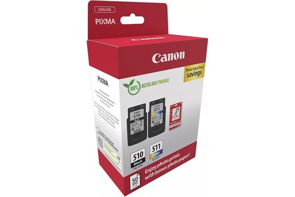 Canon PG-510 schwarz + CL-511 multicolor
