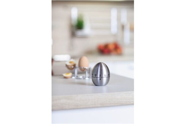 Xavax 95302 EDELSTAHL EIERUHR Silber