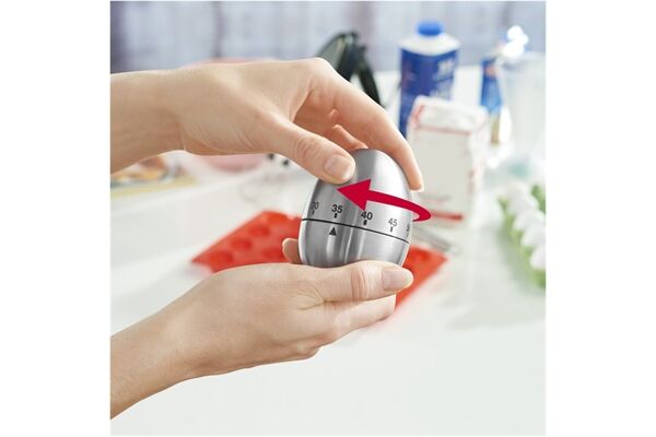 Xavax 95302 EDELSTAHL EIERUHR Silber