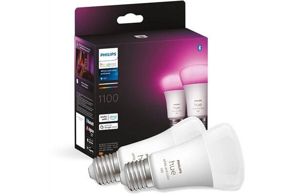 hue White & Col. Amb. E27 1100.