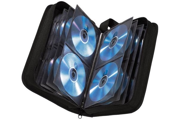 Hama 33833 CD WALLET NYLON 120 Schwarz