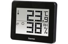 Hama 00186361 TH-130 Thermo-/Hygrometer (schwarz)