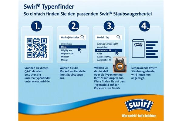 Swirl O 87 Staubsaugerbeutel