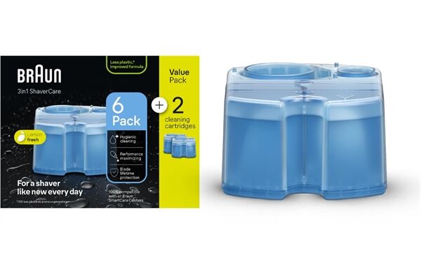 Braun Nachfüllkartuschen (6+2-Pack)