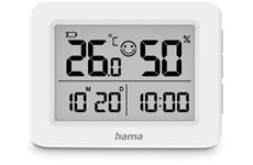 Hama Lefkada Thermo-/Hygrometer (weiss)