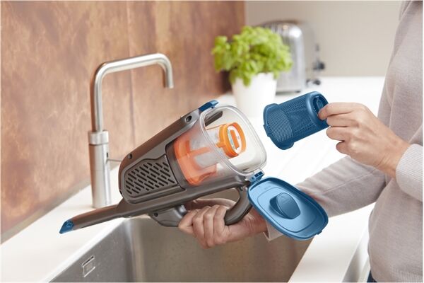 Black & Decker BHHV320J Titanium-Blau