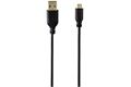 Hama 74251 MICRO USB KABEL 0,75M Schwarz