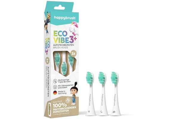 happybrush ECO VIBE KIDS Aufsteckbürsten Agnes
