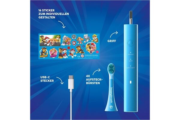 happybrush ECO VIBE KIDS Paw Patrol +3 Refills