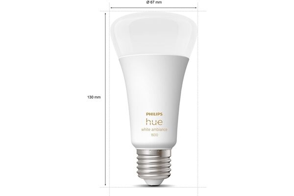 hue Wh. Amb. 13W A67 E27
