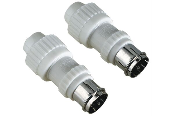 Hama F-Stecker für Schnellmontage (2Stk.