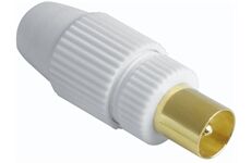 Hama Antennen-Stecker (weiss)