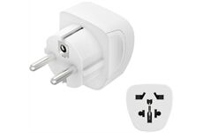 Hama Reiseadapter (Welt>Europa) (weiss)