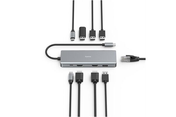 Hama USB-C-Hub 9 Ports