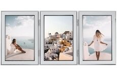 Hama Porträtrahmen Santorini 3x 13x18cm (silber)
