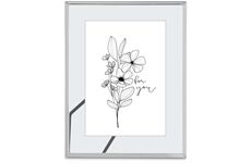 Hama Porträtrahmen Flowers 10x15cm (silber)