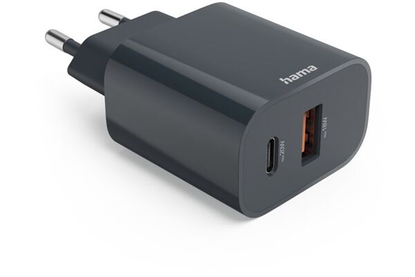Hama Schnellladegerät USB-C/USB-A (20W)