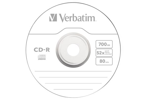 Verbatim CD-R 700MB 52X 10er SP Extra 10 Stück