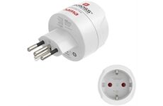 Hama Reiseadapter 3-polig (weiss)