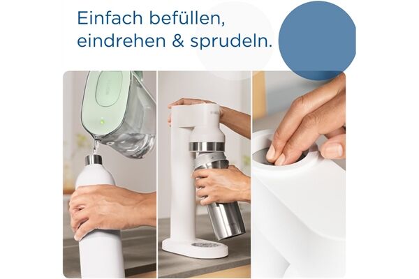 Brita sodaTRIO Edelstahlflasche groß
