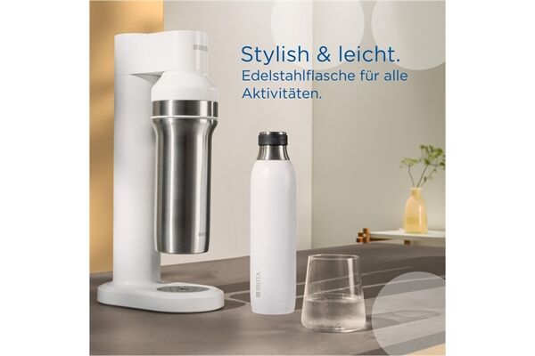 Brita sodaTRIO Edelstahlflasche klein