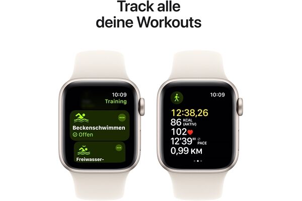 Apple Watch SE (40mm) GPS Alu Sportarmband S/M B-Ware