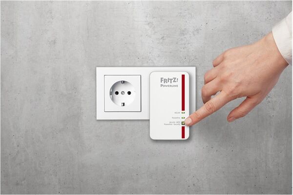 AVM FRITZ!Powerline 1240E WLAN Set Weiss