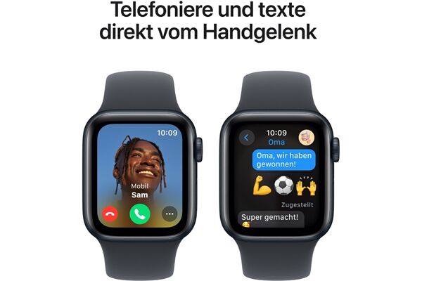 Apple Watch SE (40mm) GPS Alu mit Sportarmband S/M
