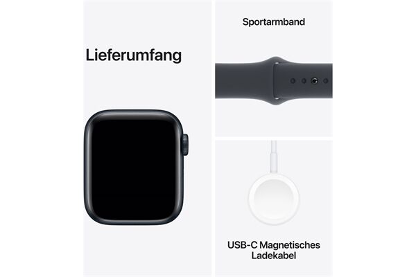 Apple Watch SE (40mm) GPS Alu mit Sportarmband S/M