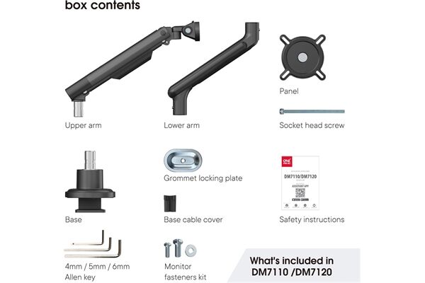 One For All DM 7120 360° Monitorhalterung