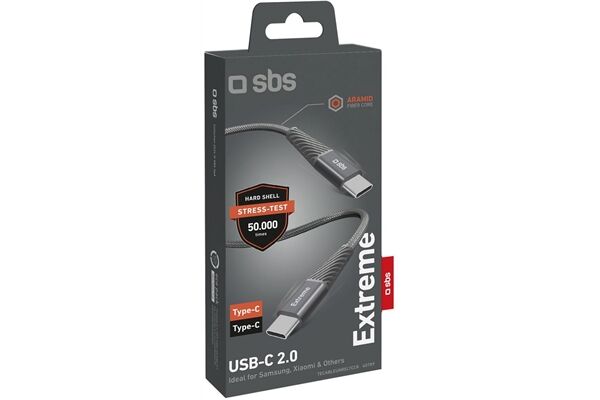 SBS Unbreakable USB Type-C Kabel (1,5m)