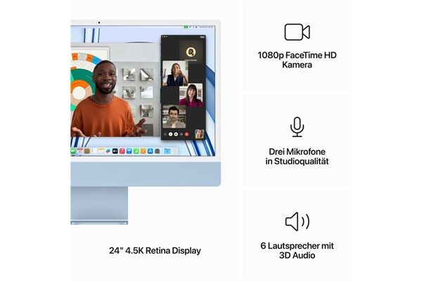 Apple iMac 24" Retina 4.5K (MQRQ3D/A) B-Ware