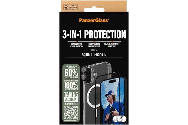Panzerglass 3-in-1 Schutz Set
