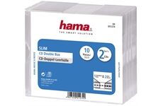 Hama 51274 CD SLIM DOUBLE BOX, 10 Stück