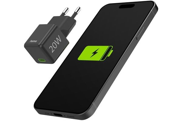 Hama Super-Mini-Schnellladegerät (20W)