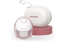 Momcozy M6 Mobile Milch Pumpe Einzeln (Maroon)