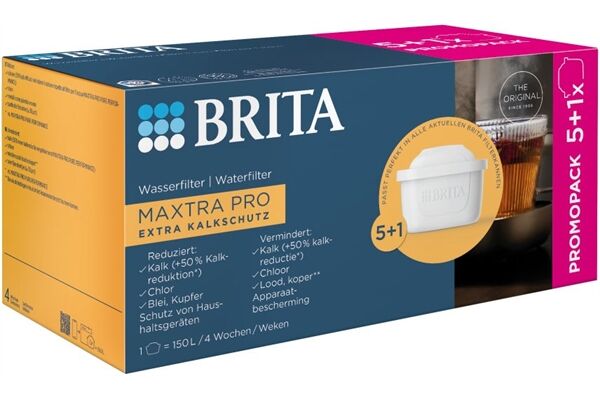 Brita MAXTRA Pro Extra Kalks. Pack 5+1